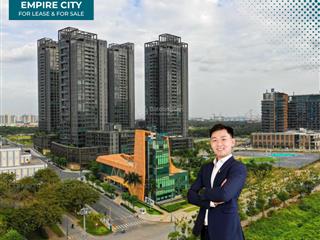 Cho thuê căn duplex 4pn full nt cực sang  đẳng cấp tại empire city, view bao trọn sông sg