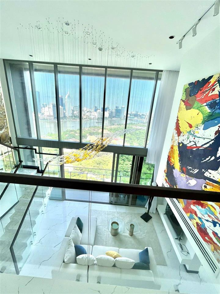 Cho thuê căn duplex 4pn full nt cực sang  đẳng cấp tại empire city, view bao trọn sông sg