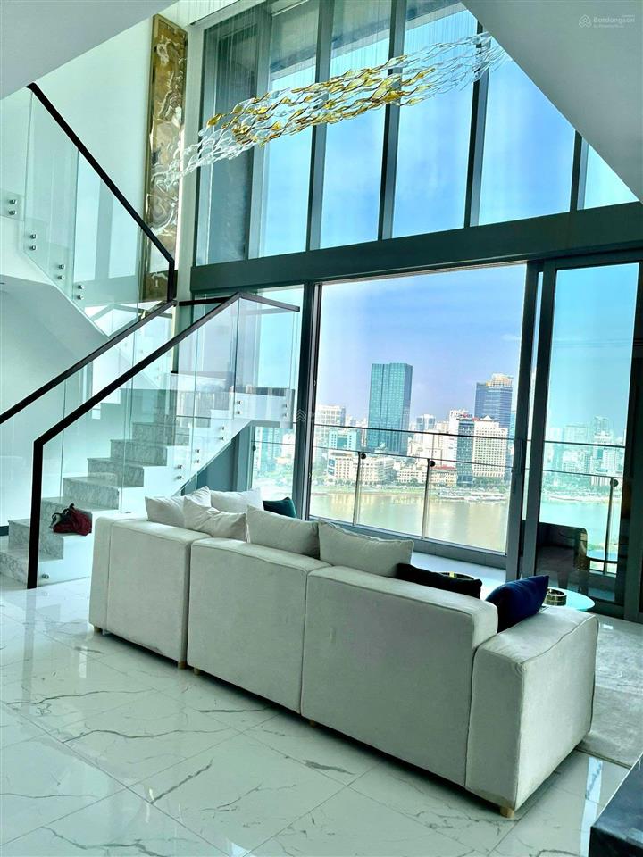 Cho thuê căn duplex 4pn full nt cực sang  đẳng cấp tại empire city, view bao trọn sông sg