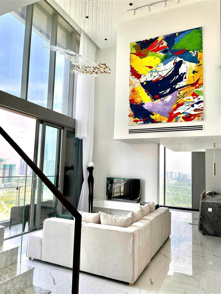 Cho thuê căn duplex 4pn full nt cực sang  đẳng cấp tại empire city, view bao trọn sông sg