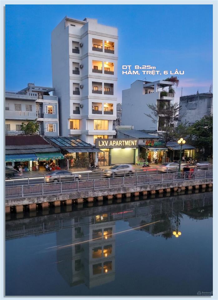 Chỉ 12,95 tỷ tòa nhà 9 tầng ngang 8m, mặt tiền gần cầu lò gốm  võ văn kiệt