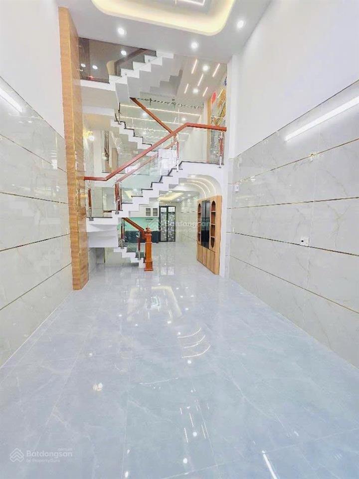 Bán nhà mới 4tầng 64m2 tỉnh lộ 10 giáp khu tên lửa bình tân giá 7tỷ  hẻm nhựa xe tải 8m  shr