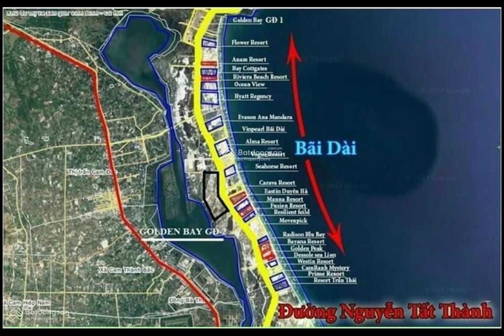 Bán đất nền goldenbay 1 view công viên giá chỉ 26tr/ m2 ngay biển bãi dài cam ranh   0902 537 ***