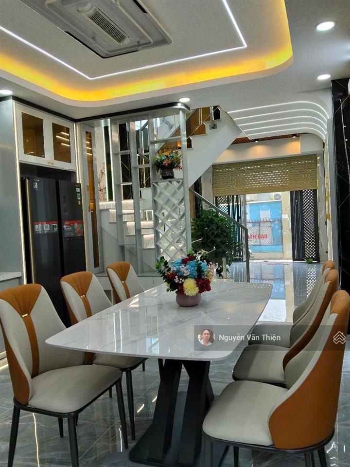 Siêu phẩm 5 tầng  hẻm xe tải thông lâm thị hố  sát kdc hiệp thành city  tặng full nội thất xịn