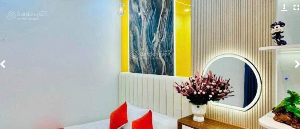 Nhà xây mới 100%  ô tô ngủ trong nhà  hẻm 5m thông  5pn  sát emart phan huy ích chỉ 6.26 tỷ