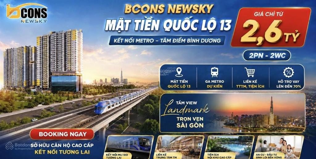 Quà tặng chạm nóc tặng 2.5 chỉ vàng + voucher 20tr .ckt 15tr/1 thángkhi sở hữu căn hộ mặt tiền ql13