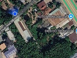 Chính chủ gửi bán gấp lô đất mặt tiền đường thới hòa 08, xã bến cát, bình dương diện tích 356,3m²