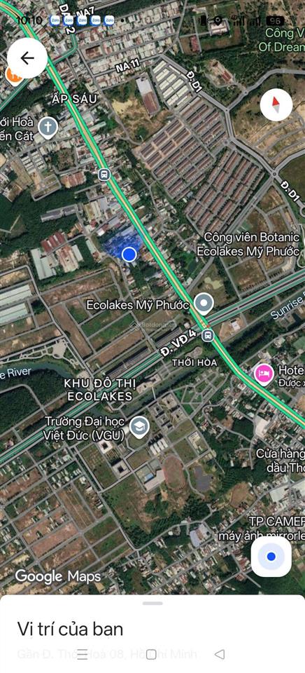 Chính chủ gửi bán gấp lô đất mặt tiền đường thới hòa 08, xã bến cát, bình dương diện tích 356,3m²