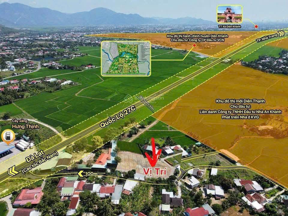 Bán đất tại xã diên hòa, 1,36 tỷ, 115 m2, giá ưu đãi