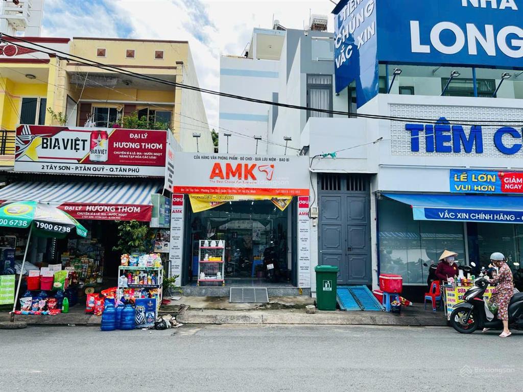 Mặt tiền kinh doanh ngay chợ tân hương p tân quý dt 4mx17m giá 9,9 tỷ