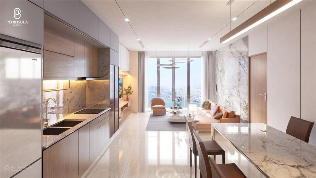 Peninsula căn hộ ven sông hàn đà nẵng, dòng tiền thật 30tr/tháng, giá chỉ từ 61tr/m2 full nội thất