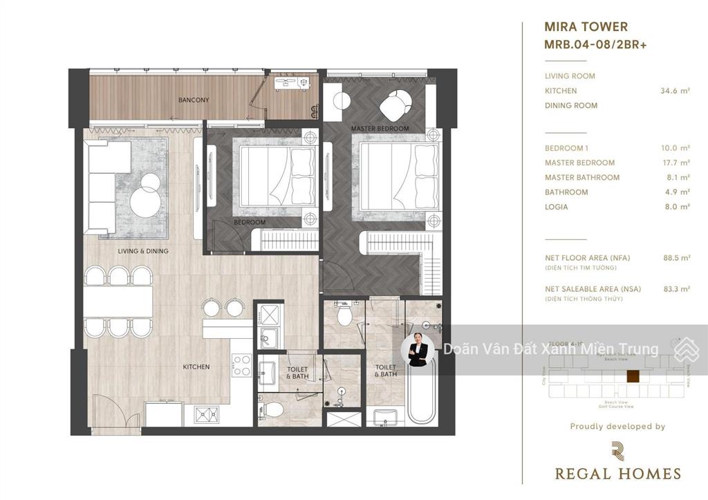 Lãi suất biến động vẫn tự tin mua căn 2pn view sông biển đn vốn 10%  chỉ 610 triệu ký ngay hđmb