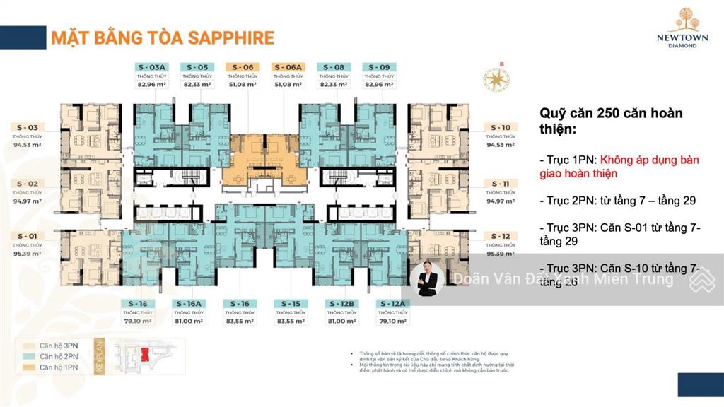 Căn hộ tầng 29 view sông cổ cò không gian sống đẳng cấp tại newtown diamond