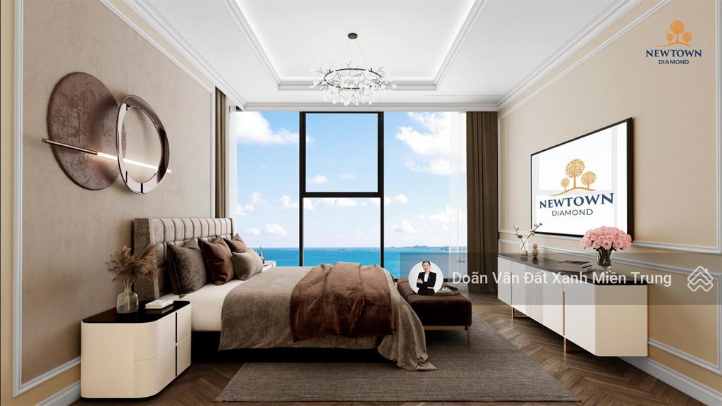 Căn hộ tầng 29 view sông cổ cò không gian sống đẳng cấp tại newtown diamond