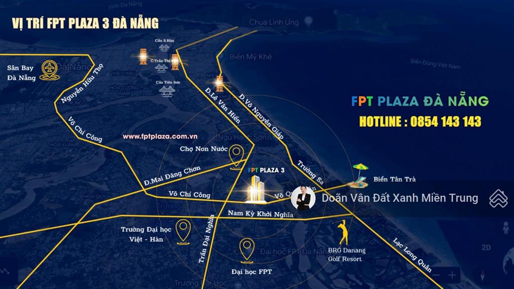 Chính chủ cần bán căn hộ fpt plaza 3 2 phòng ngủ | giá chỉ 3,*** tỷ