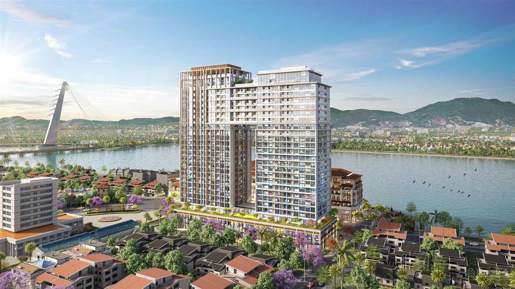 Căn hộ studio tháp t1  sun ponte residence đà nẵng  mặt đường trần hưng đạo / cầu rồng