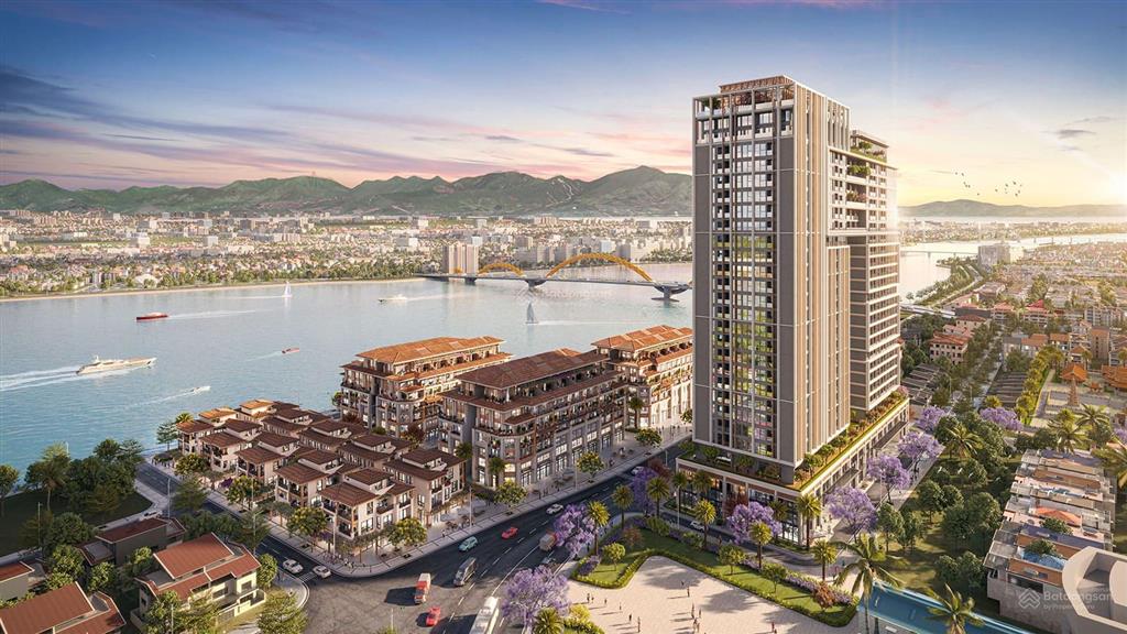 Căn hộ studio tháp t1  sun ponte residence đà nẵng  mặt đường trần hưng đạo / cầu rồng