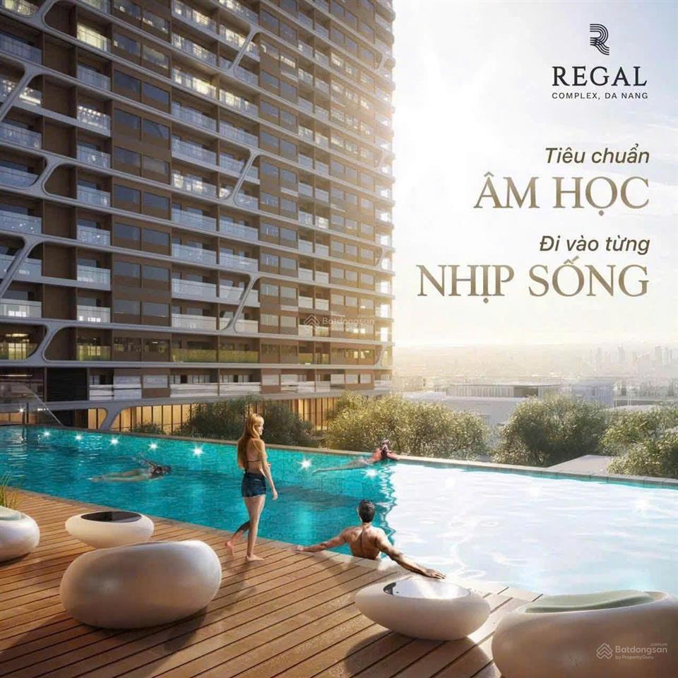Tận hưởng chất sống xa xỉ tại regal complex 2pn 83,3m view sông kề biển, full nội thất liền tường