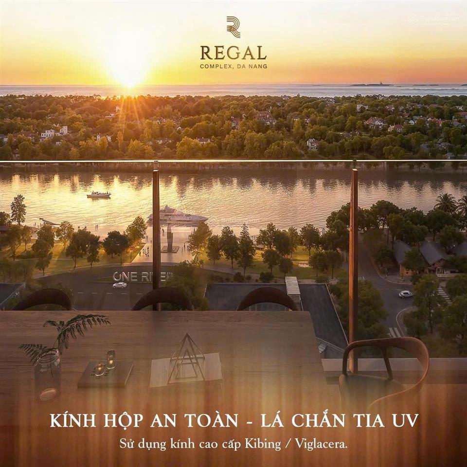 Tận hưởng chất sống xa xỉ tại regal complex 2pn 83,3m view sông kề biển, full nội thất liền tường