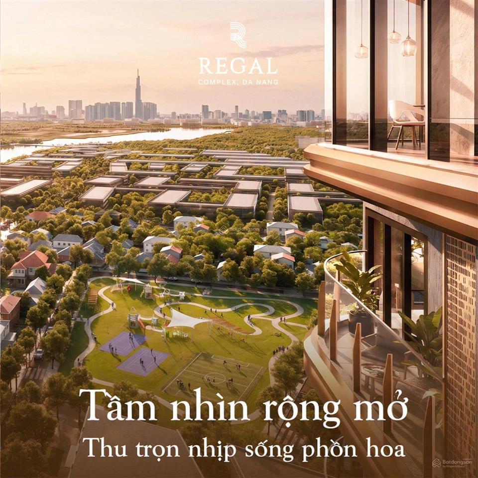 Tận hưởng chất sống xa xỉ tại regal complex 2pn 83,3m view sông kề biển, full nội thất liền tường