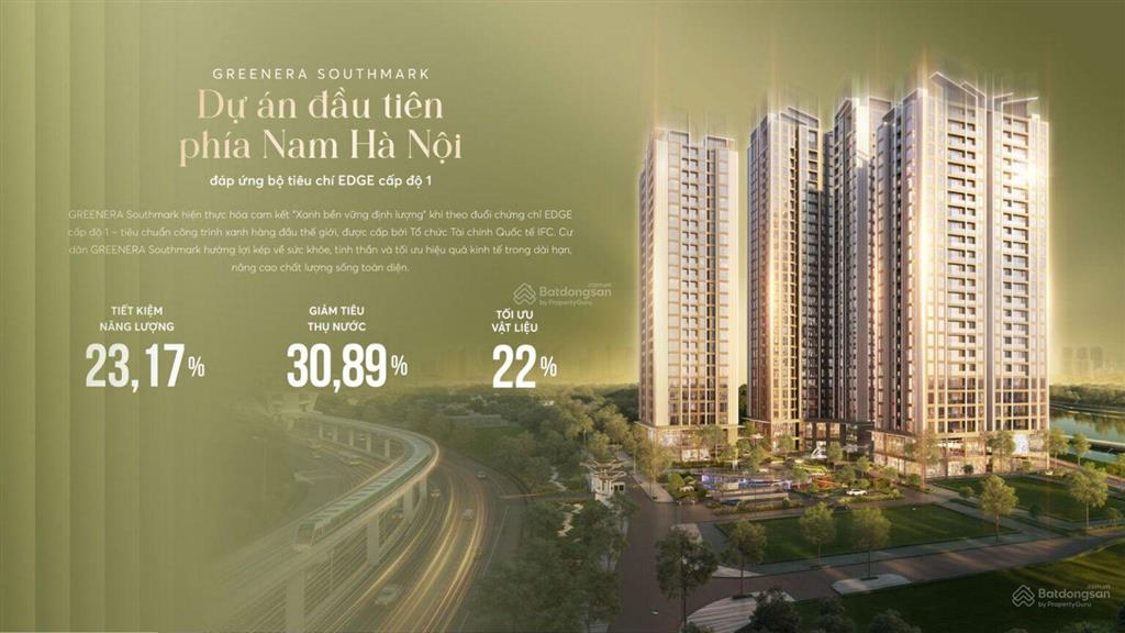 Bán cc greenera southmark, ngọc hồi, 6,2 tỷ, 88m2, 3pn, 2vs, uy tín