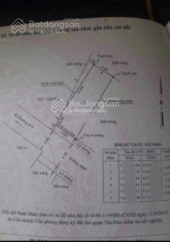 Bán đất hẻm 226 đường số 8, linh xuân, 54,4m2, ngang 4,04m, hẻm ô tô, giá 4,09 tỷ