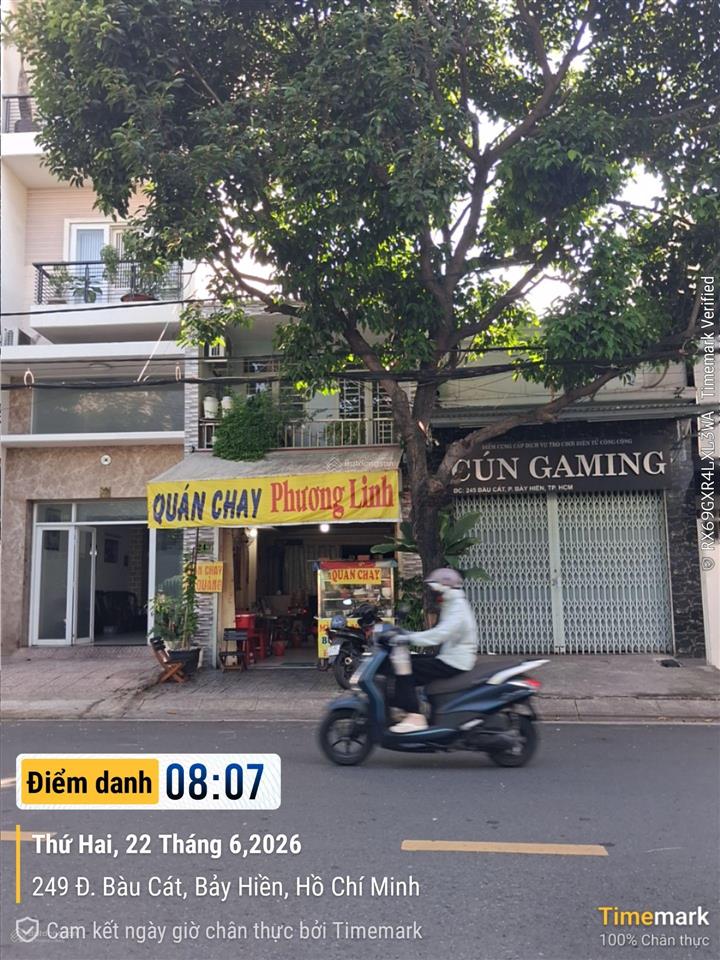 Bán gấp mặt tiền hiếm bàu cát,4x20mcấp 4 tiện xây chdv,kinh doanh đỉnh nhất khu bàu cát giá 17,9 tỷ