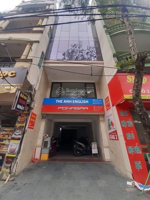 Hiếm tòa building mặt phố hoàng văn thái 145m2  9 tầng  thang máy. thu 2tỷ/năm, hiệu suất 5%