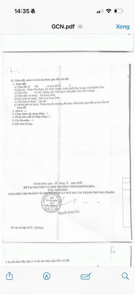 Hạ 100 triệu chỉ 1tỷ380 bán lô đất vĩnh thạnh sổ hông chuẩn chỉnh .