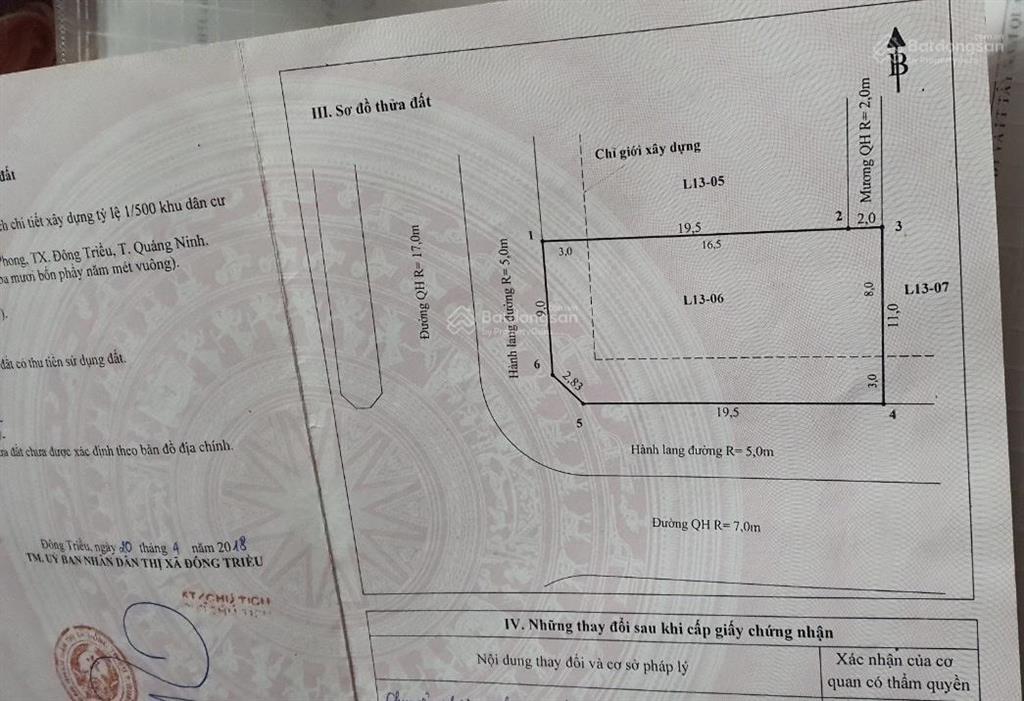 Cần bán gấp đất an bình phát, đông triều, quảng ninh