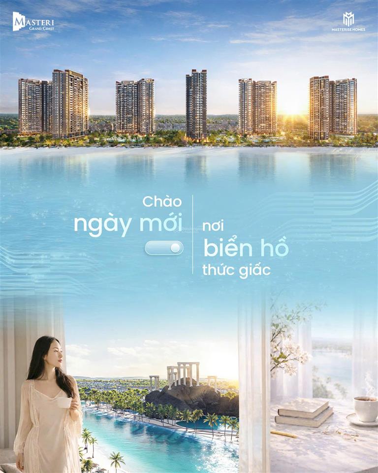 Chỉ từ 59,8tr/m2 đã có hàng hiệu masteri grand coast view biển hồ tạo sóng trái tim ocean park 2