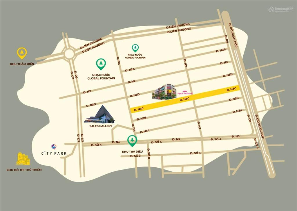 Quận 2  the global city  văn phòng vừa vặn  chi phí vừa tầm  tiện ích đủ đầy