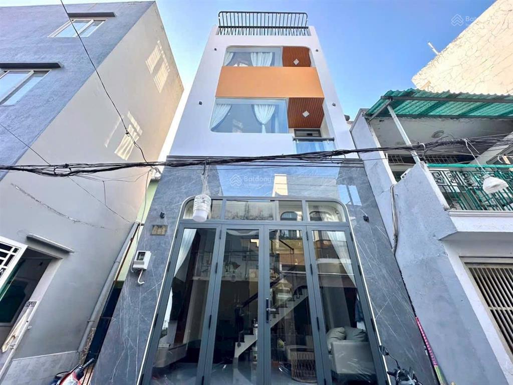 Bán siêu phẩm 5 tầng view landmark xvnt bình thạnh hẻm to 5m  full nt cao cấp chỉ xách vali dô ở
