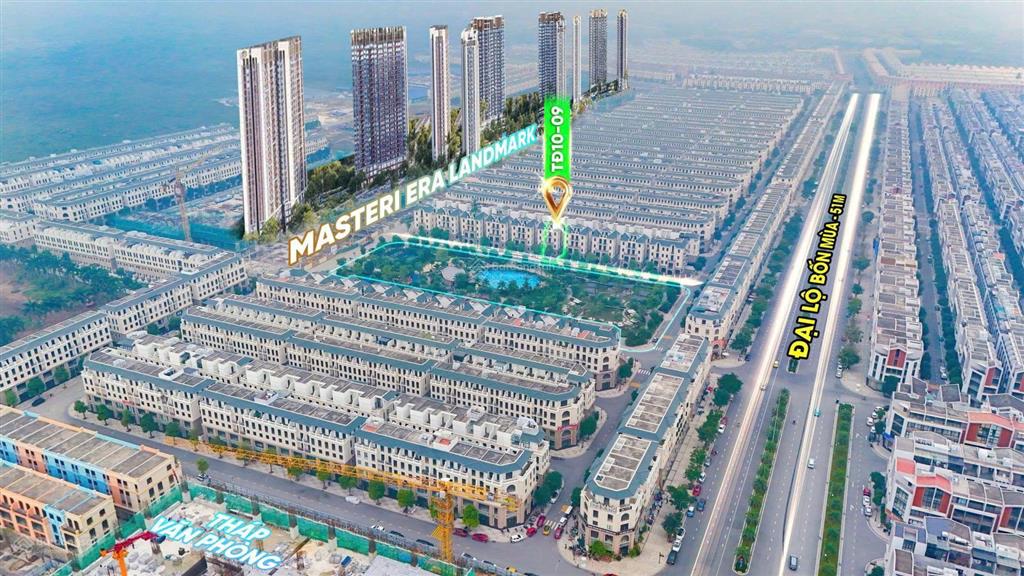 Biệt thự song lập sát chung cư, đối diện công viên vinhomes ocean park 3
