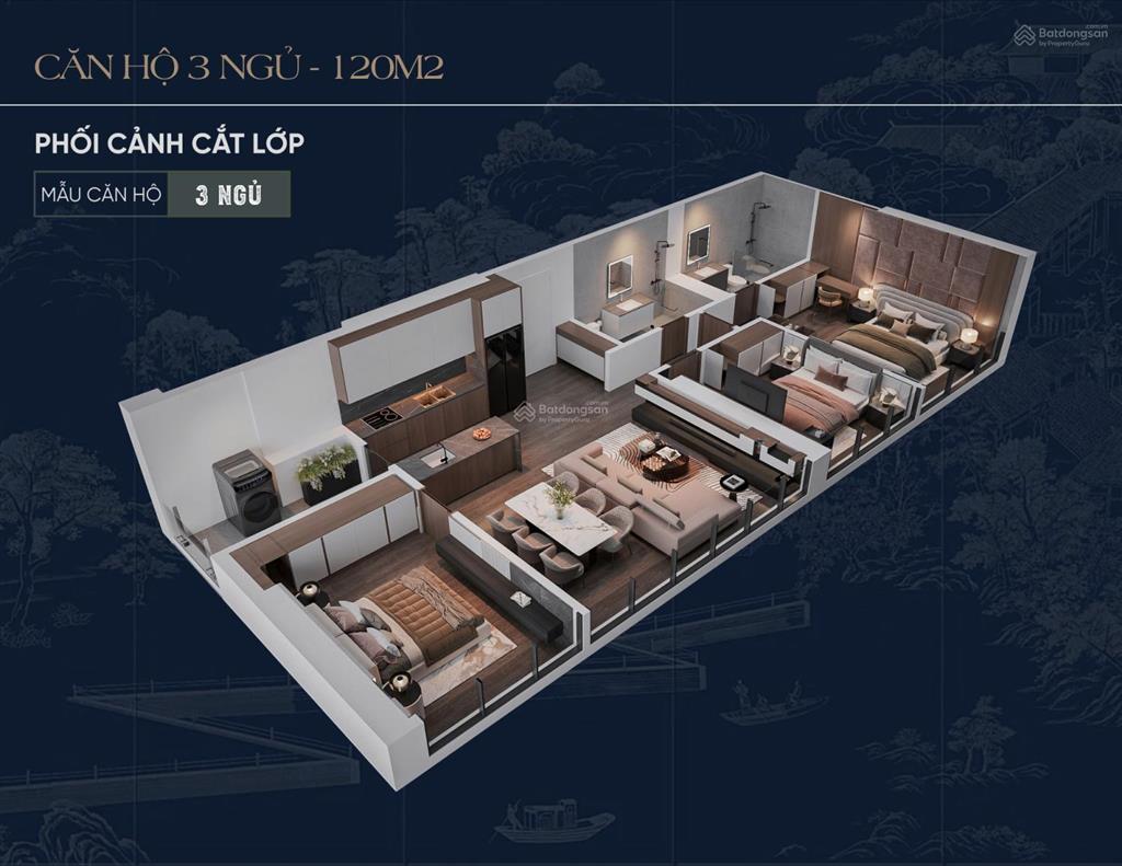 Chung cư cao cấp mà đơn giá chỉ nhỉnh 50tr/1m2 đã hoàn thiện