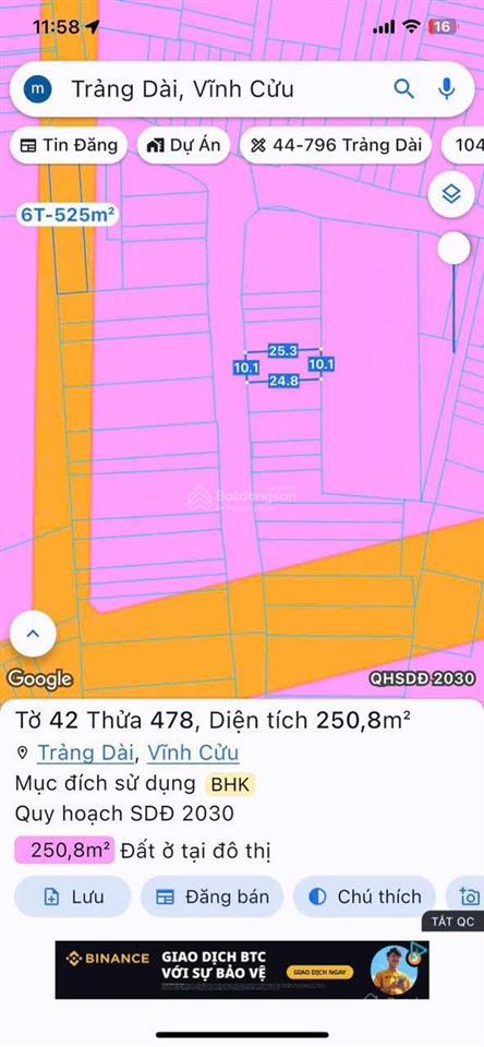 1 lô duy nhất mặt đường kinh doanh đa nghành nghề gần ngã tư nguyễn khuyến 10x25 sổ riêng siêu hót