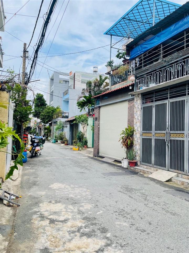 6,1 tỷ nhà đường hà chương trung mỹ tây q12 85m2 đường 6m thông