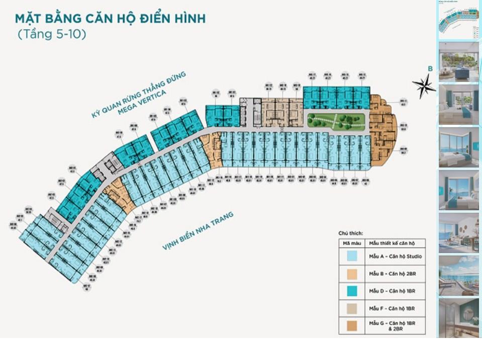 Booking căn hộ 1pn, 1wc tại anh nguyen oceanfront horizon, giá tốt 4 tỷ, 38m2