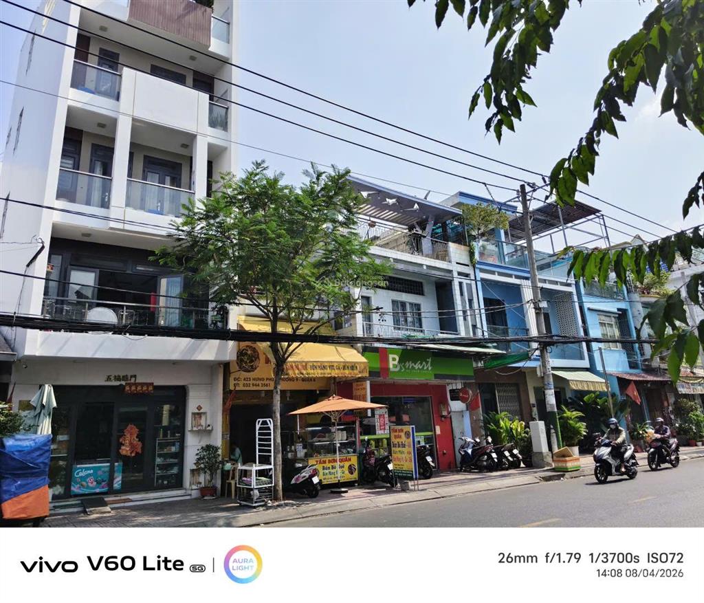 Mặt tiền hưng phú ngang 6m hiếm 5p q5 ở + kinh doanh + giữ tiền