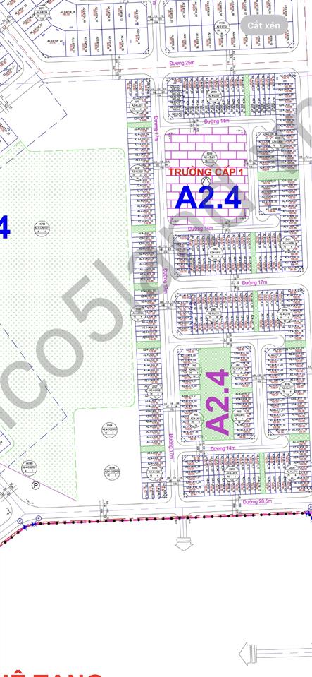 Chủ cần nhượng lại lô lk a2.4 đang xây dựng vị trí a2.4 lk8 kđt thanh hà diện tích 100m hợp