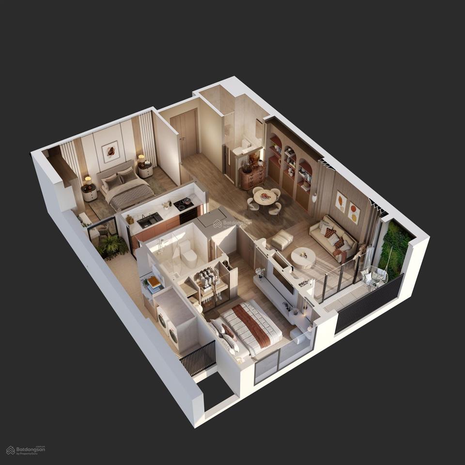 Chung cư 2pn, 2vs, dt 74,2m2, giá 5,52 tỷ, the flame vine, hindore royal pank,  0961 584 ***