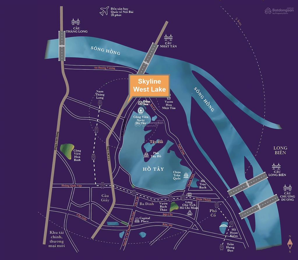 Chính chủ cần bán căn hộ cao cấp skyline westlake 3pn lô góc hứng gió hồ tây, vừa nhận bàn giao