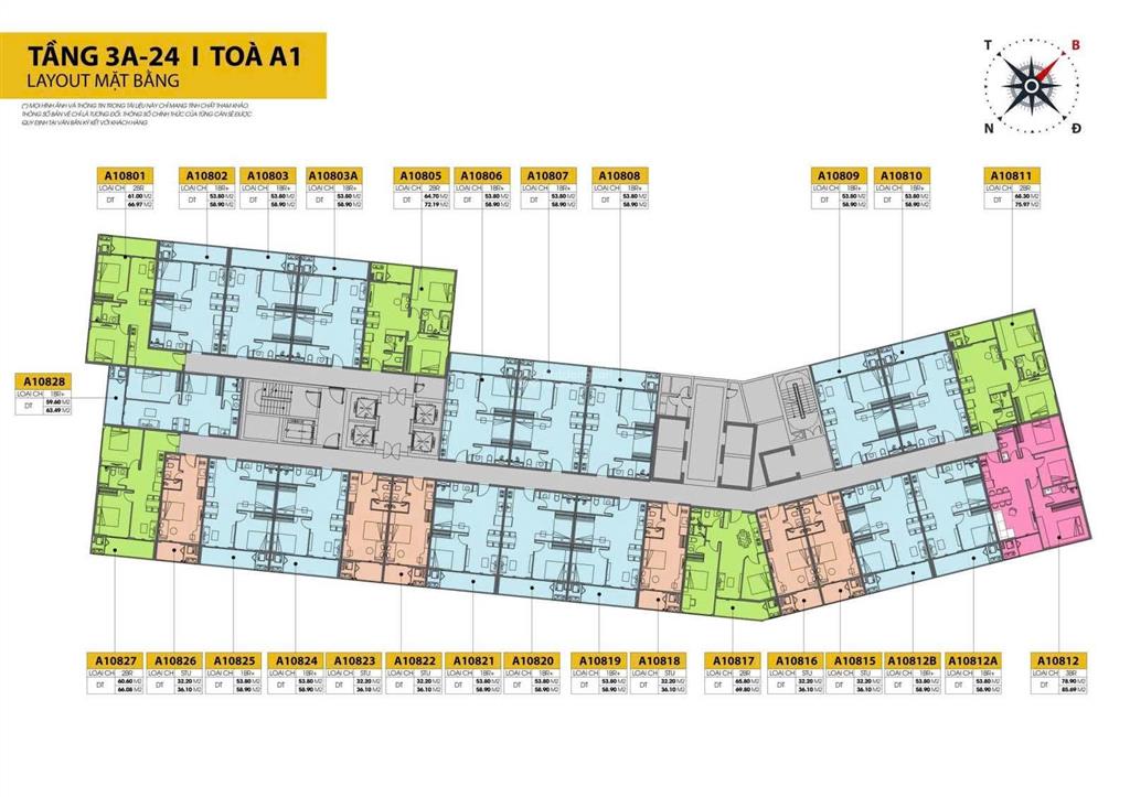 Chính chủ cần bán căn studio sun cora tower, thanh toán vay chỉ 1,961 tỷ