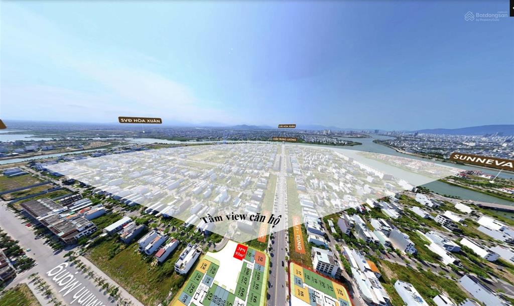 Độc quyền! căn góc 3pn sân vườn view sông, pháo hoa sun fours tower chỉ 4,924 tỷ
