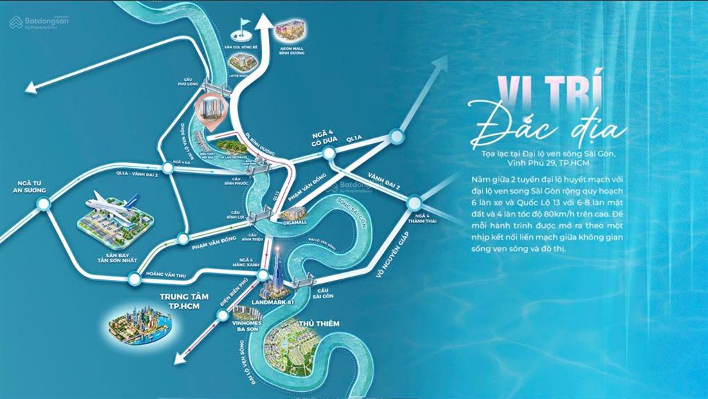 Chỉ với 400tr sở hữu căn hộ ven sông sài gòn  serena riverside