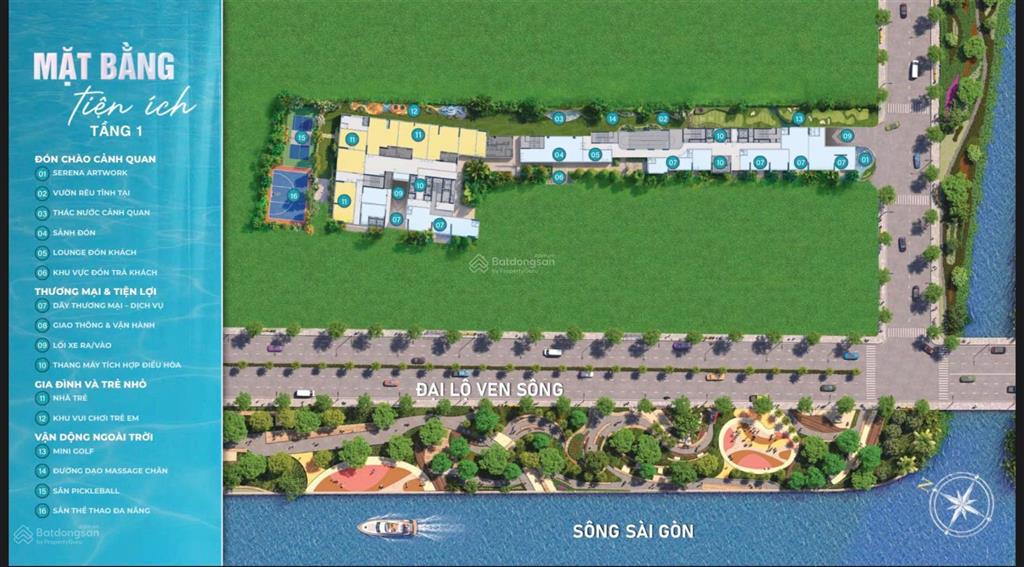 Chỉ với 400tr sở hữu căn hộ ven sông sài gòn  serena riverside