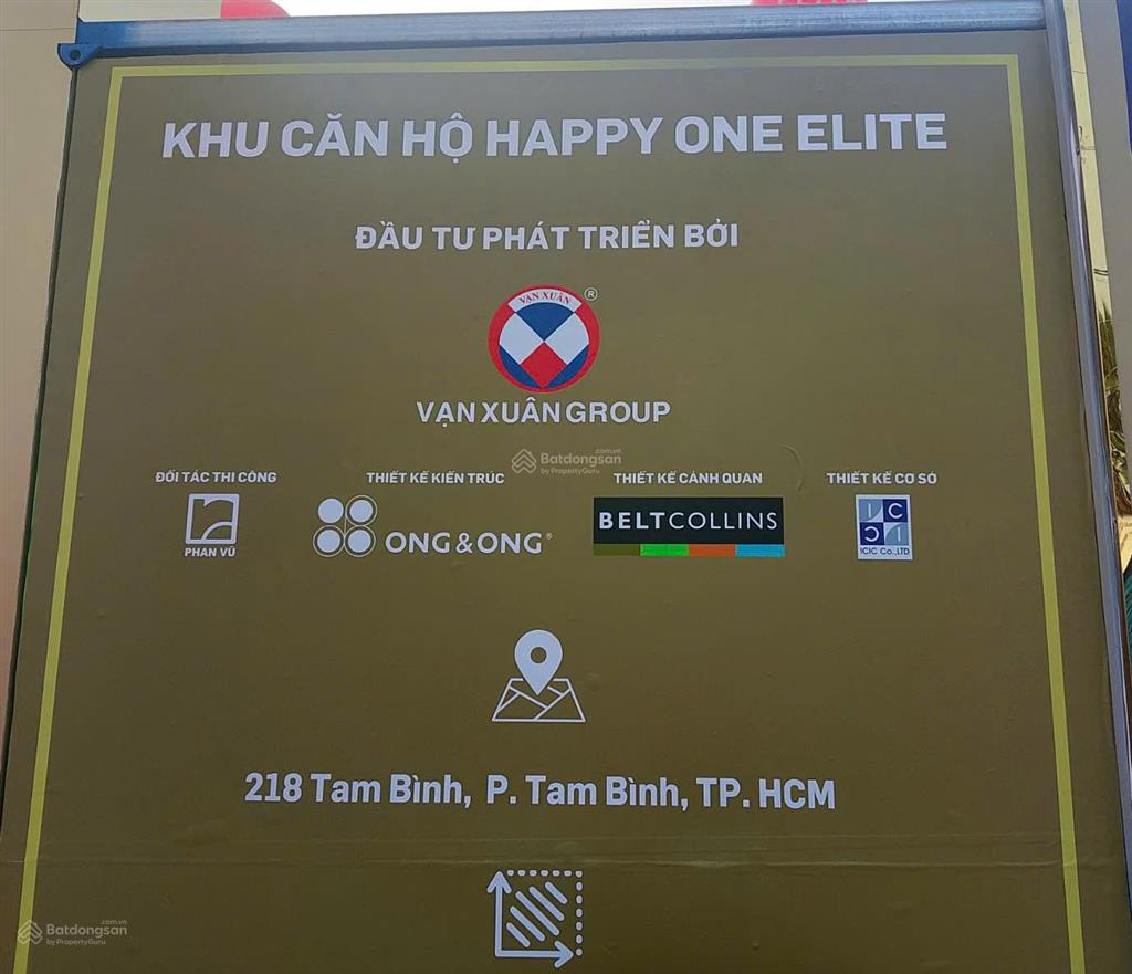 Căn hộ cao cấp tam bình happy one elite chỉ với 59,8tr/m2. booking chỉ 50tr