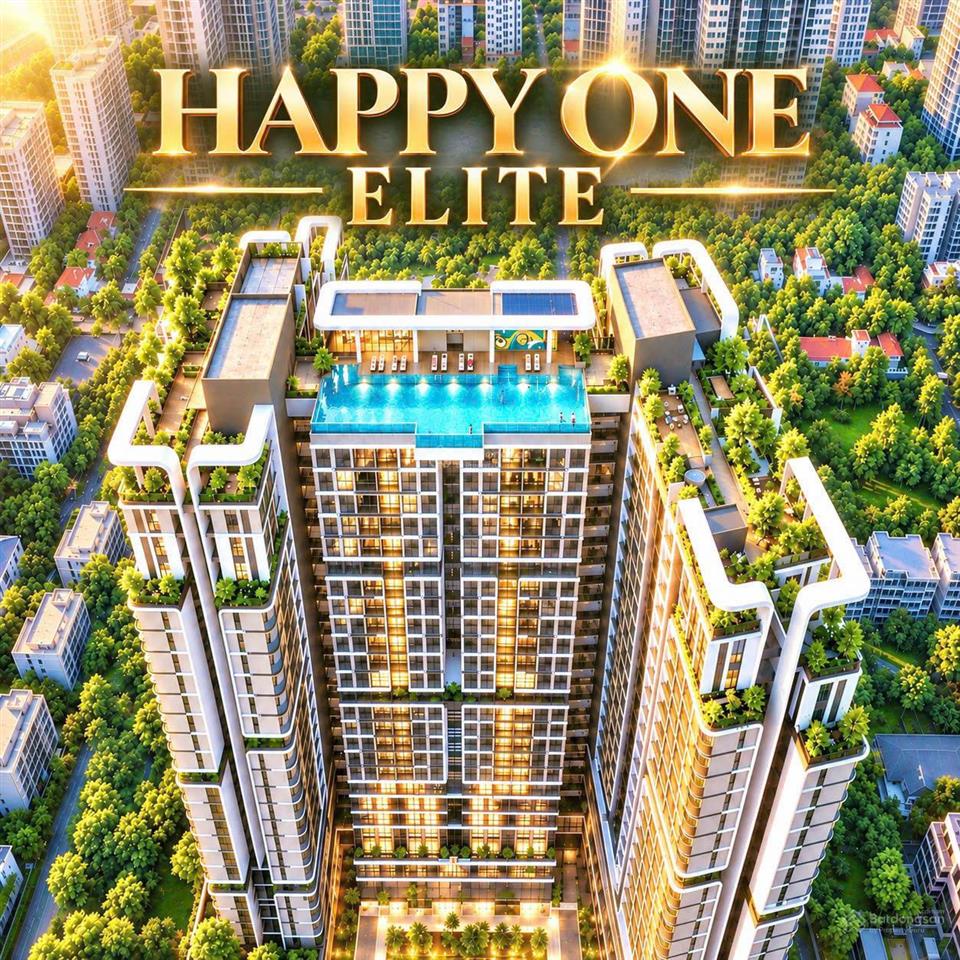Căn hộ cao cấp tam bình happy one elite chỉ với 59,8tr/m2. booking chỉ 50tr