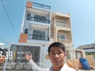 Nhà đẹp 3 tầng đường rộng 6,5m phường tây nha trang, khánh hòa. sổ hồng hoàn công