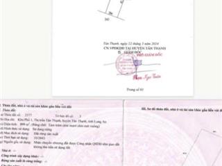 Đất giá rẻ tân thạnh long an. khu vực dân ở